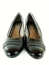 Life Stride Soft System Black Comfort Wedge Heels Shoes Womens 8.5 M (SW18)pm1 - £17.22 GBP