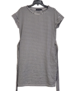 Merokeety Femmes Été Manches Courtes Rayé Robe Décontracté Lien Ceinture... - $565.20 MXN