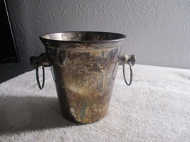VINTAGE SILVERPLATE ICE CHAMPAGNE BUCKET BY CUHEMAN MEXICO - $49.49