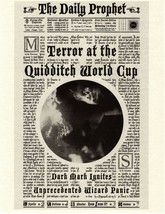 Harry Potter Daily Prophet Terror At The Quidditch World Cup Prop/Replica  - £1.65 GBP