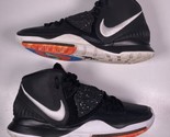 Nike Kyrie 6 Jet Black Men&#39;s Sz 10 Basketball Shoes Gently Worn - £51.31 GBP