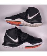 Nike Kyrie 6 Jet Black Men&#39;s Sz 10 Basketball Shoes Gently Worn - £50.47 GBP