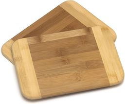 Lipper International Bamboo Wood Two-Tone Kitchen Cutting 8&quot; x 6&quot; x 5/16... - $13.86