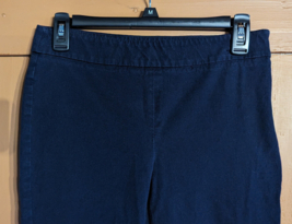 Talbots Dress Pants Petite 2P Blue Chatham Side Zip Ankle Stretch Slacks... - $17.41
