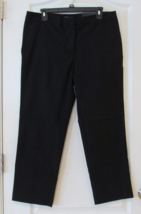 Mario Serrani Italy Slim Fit Tummy Control Pant Black/Gray Women&#39;s Sz 16... - $19.65