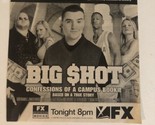 Big Shot TV Guide Print Ad FX TPA6 - £4.66 GBP
