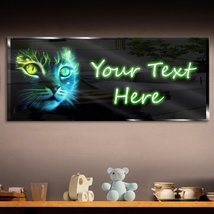 Personalized Cute Abstract Cat Neon Sign 600mm X 250mm - £99.86 GBP+