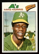 Oakland Athletics Mike Norris 1977 Topps # 284 Vg - £0.40 GBP