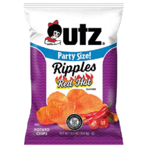 Utz Quality Foods Red Hot Ripples Potato Chips, 12.5 Ounce Party Size Bags - £22.03 GBP+