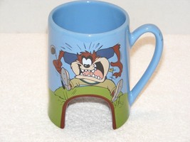 Warner Bros Tasmanian Devil Taz 16 Oz Practice Putting Hole Coffee Mug Guc (G12) - $19.99
