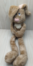 Wallace Berrie plush brown bunny rabbit vintage long legs attaching hand... - £38.99 GBP