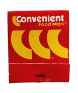 Convenient Food Mart Vintage Matchbook Corner Store Collectible 1990 E34m2 - $28.07 CAD