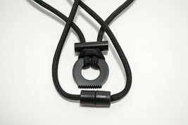 Breakaway Fire Starter Necklace With Black Paracord Survival Cord - £10.39 GBP