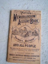 1895 Pierce&#39;s Memorandum Account Booklet - £14.71 GBP