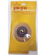Vintage Hallmark Yo-Yo Wood 2 1/8&quot; Swirl Graphics 1970&#39;s USA Made NEW SH4 - £13.33 GBP