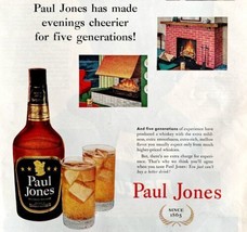 Paul Jones Blended Whiskey 1952 Advertisement Drinking Vintage Liquor DWEE7 - £27.53 GBP