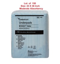 150, Cardinal Extra Underpad Fluff 23X36&quot; Dog PEE Pads Puppy Pads Traini... - $54.44
