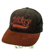 Vintage Walt Disney Mickey Mouse Hat Black Wool Suede Snapback Hat-USA - €24,22 EUR
