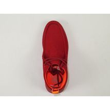 Men's TAYNO Wallabee Style Chukka Boots Soft Micro Suede MOJAVE S Red image 6