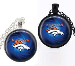 1 NFL Denver Broncos Bezel Pendant Necklace for Gift - £8.78 GBP