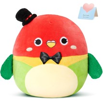 12&quot; Bird Plush Pillow Cute Parrot Stuffed Animal Parrot Soft Plushie Parrot Birt - £32.76 GBP