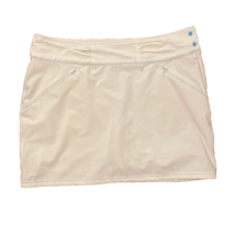 Antigua Desert Dry Xtra-Lite White Golf Skirt Womens 14 Built-in Biker S... - $21.00