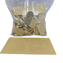 Lego Color Sorted Lot Tan Beige Taupe 1 lb 8 oz Assorted Pieces Bricks - £17.96 GBP
