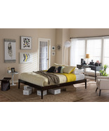 Swanson Cappuccino Finishing Solid Wood Queen Size Bed  - $9,166.95 MXN