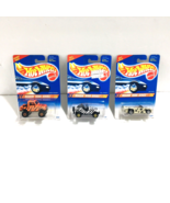 Vtg 90&#39;s Hot Wheels Roarin Rods Series Lot of 3 New NIP Cars Trucks Roll... - $23.70