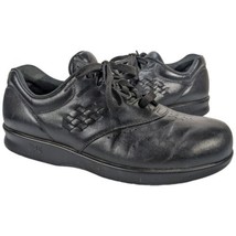 SAS Freetime Womens Black Tripad Diabetic Walk Work Oxford Shoes 9 W Soft Lace - $74.25