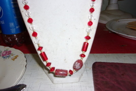 &quot;Sugar Maroon&quot; necklace - $4.00