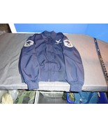 USAF AIR FORCE LIGHTWEIGHT BLUE JACKET COAT CURRENT 2025 ISSUE WITH LINE... - $59.56 CAD