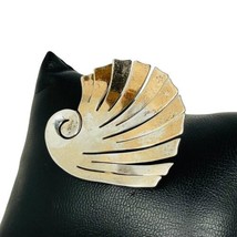 ERNEST STEINER Sterling Silver Brooch Signed J Ingenue Abstract Shell 2”x1.75” - £23.66 GBP