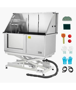 VEVOR Electric Lift Dog Washing Station Stainless Steel Pet Grooming (Le... - $1,675.36 CAD