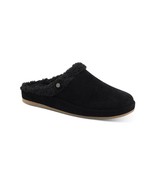 Giani Bernini Womens 9 M Black Suede Faux Fur Lined Slippers DISPLAY HK2 - $44.09