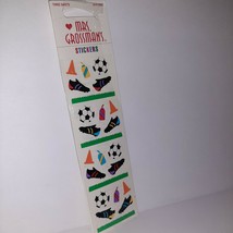 Vintage Mrs Grossman&#39;s Stickers SOCCER Football 1 Sheet in Package - £3.89 GBP