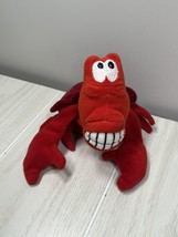 Walt Disney The Little Mermaid Sebastian red crab small vintage beanbag plush - £3.87 GBP