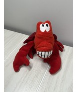Walt Disney The Little Mermaid Sebastian red crab small vintage beanbag ... - £3.93 GBP