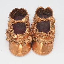 Pair of Copper Baby Shoes - $24.74