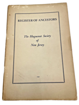 Book Huguenot Society 1945 Register Ancestors  New Jersey NJ Genealogy History - £25.75 GBP