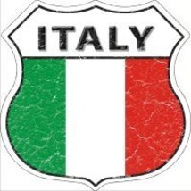 Italy Highway Shield Novelty Metal Magnet HSM-287 - £11.95 GBP