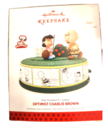 Hallmark Keepsake Magic Ornament Peanuts Optimist Charlie Brown 2013 - $27.39 CAD