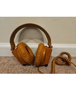 Vintage Jax Adjustable Stereo Headphones, Model 380-R, Tan - $78.10 CAD