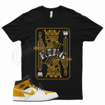Black KING T Shirt for Air J1 1 Mid University Gold White - $25.64+
