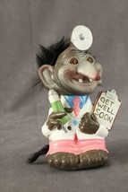 Vintage 1972 Rubber GOBLIN Toy HONG KONG Berries Get Well Soon Nodder Figurine - £14.85 GBP