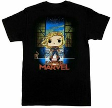**New** Funko Pop Tees Collector Corps MCC Captain Marvel Black Med T-Sh... - £11.44 GBP