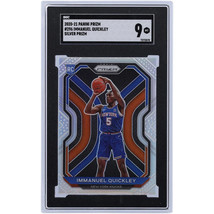 Immanuel Quickley New York Knicks 2020-21 Panini Prizm Silver #296 Rookie Card - £31.80 GBP