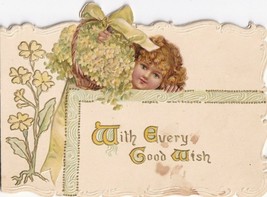 Vintage 1910s Raphael Tuck Christmas Card - Every Good Wish - £14.95 GBP