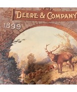 John Deere &amp; Company Poster 1992 1899 Buck Deer Nature Scene Print 23.5&quot;... - $33.32 CAD