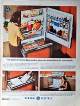 General Electric Refrigerator Large Family Size Kitchen-1964 Vintage Pri... - $12.00 CAD